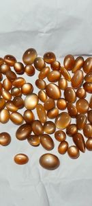 Cabochon de pierre de lune orange naturelle faite à la main pierres précieuses en vrac de mines indiennes forme mixte bijoux faits à la main - Product Image 3