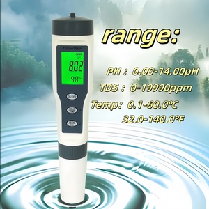 <span class=keywords><strong>Portable</strong></span> numérique 3-en-1 testeur de compteur d'eau température TDS <span class=keywords><strong>pH</strong></span> stylo IP67 étanche ODM personnalisation pour les tests de qualité de l'eau potable - Product Image 3