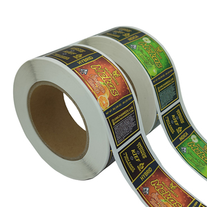 Glossy không thấm nước mỹ phẩm dính nhãn đông lạnh keo nhãn hiệu riêng nhãn dán chai bao bì Vinyl cuộn nhãn dán nhãn - Product Image 3