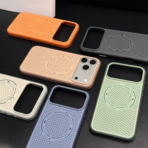 Coque de téléphone magnétique antichoc en PC et TPU avec dissipation thermique en nid d'abeille pour iPhone 17 16 15 Pro Max 14 13 12 – Vente en gros - Product Image 2