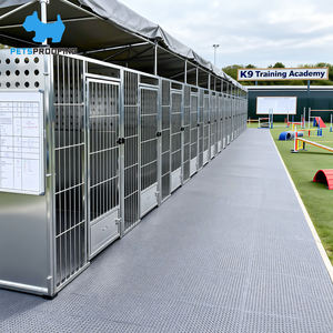 Cages pour chiens modulaires professionnelles PETSPROOFING, enclos multifonction en acier inoxydable, emballage plat avec parois solides, <span class=keywords><strong>cage</strong></span> pour chien - Product Image 6