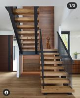 Escalier moderne de luxe exquis, directement de l'usine, avec marches en bois massif, pour usage résidentiel et commercial