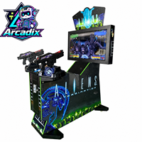 Machine de jeu d'arcade à monnayeur, simulateur de tir à deux joueurs, jeu vidéo d'intérieur pour parc d'attractions, vente en gros