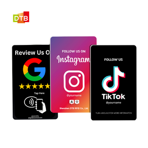 รีวิว NFC ของเราบน Google Cards บัตรธุรกิจแบบ <span class=keywords><strong>QR</strong></span> <span class=keywords><strong>Code</strong></span> ที่ตั้งโปรแกรมได้ พร้อมชิป NTAG213 กันน้ำ - Product Image 1
