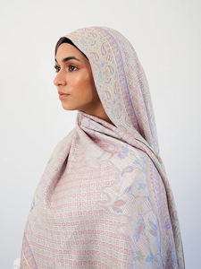 Chal de Cachemira Jacquard Personalizado de Alta Calidad Yomo 2025, Bufanda para <span class=keywords><strong>Mujer</strong></span>, Estilo Étnico, Borla de Moda, Transpirable, Agradable al Tacto - Product Image 2