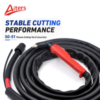 DianJiang Plasma Cutting SG51 Air Plasma Torche Cutter Main Complétée Torche avec 5M Câble Protection Cas