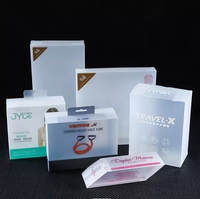Boîte d'emballage Pp givrée personnalisée, boîte transparente en plastique Pvc Transparent pour animaux de compagnie
