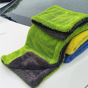 Serviette de lavage et de séchage de voiture en microfibre écologique, résistante, sans peluches, 1200 GSM, Auto Mikrofaser Handtuch - Product Image 3