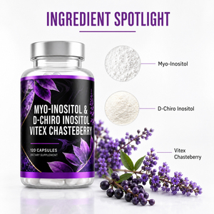 Nouvelles capsules de vitamines prénatales naturelles Vitex Chasteberry Myo-Inositol Ratio pour le soutien de la fertilité et de l'immunité, personnalisables - Product Image 2