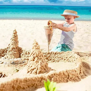 Entonnoir à sable créatif pour enfants et familles, pour la <span class=keywords><strong>plage</strong></span> en extérieur, avec déversement de sable en empilement à la main - Product Image 5
