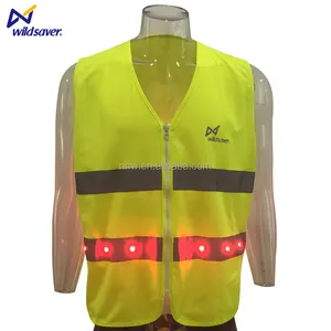 Fashion Reflective Tape And Cooler Pack Safety Vests Safety With Multi-Pocket Support Custom For Outdoor Worker