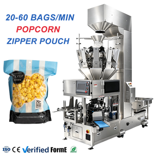 Máquina Automática de Embalagem e Selagem de Sacos Zipper para Pipoca de Alta Velocidade em Grau Alimentício DDP - Product Image 1