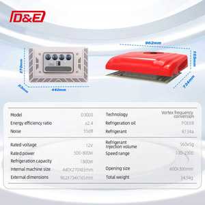 Nuevo Sistema de Aire Acondicionado Clásico de 24V CC para Techo de Vehículos con Compresor Scroll de 2100W para Coches, Camiones y Autocaravanas - Product Image 6