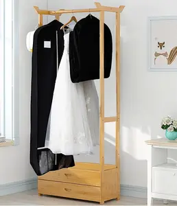 Housse anti-poussière en tissu de luxe personnalisé, sac à vêtements Non tissé pour robe de mariée, housse de robe de costume - Product Image 3