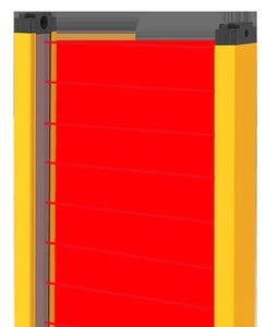 Cortina de Luz de Seguridad GGDX IP65 de 310 mm, Nivel de Protección Cuatro, para Detectar Personas y Objetos SG-E3210NP4S2 - Product Image 6