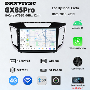 Radio mobil Android Stereo sistem Multimedia untuk Hyundai Creta IX25 2015-2019 Carplay DSP pemutar <span class=keywords><strong>Audio</strong></span> navigasi GPS - Product Image 4