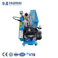 Compresseur d'air respiratoire de réservoir de plongée sous-marine haute pression 80-100L/min 300bar/4500psi avec rapport de test de certification CE MA