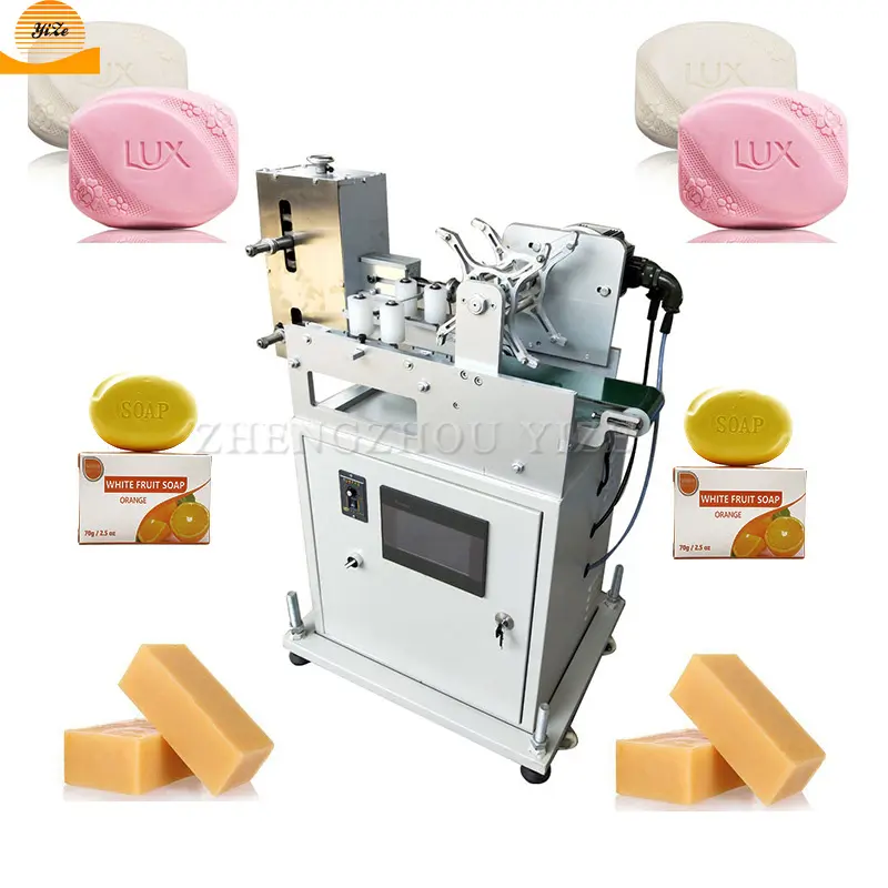 Automatic Electrical Toilet Bath Soap Cutter Stamper Molding Machine Soap Bar Logo Stamping press roll Printer Equipment