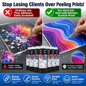 <span class=keywords><strong>Encre</strong></span> UV à faible odeur, résistante, pour imprimantes Epson I3200 XP600 I1600, impression sur tissus pour lightbox, impression sur revêtements muraux, WCMYK 1000ML - Product Image 3