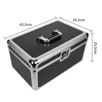 Boîte de rangement pour disques vinyles de 7 pouces, boîte de rangement résistante et solide, capacité de 200 disques, étui pour LP, étui pour disques, étui de grande capacité