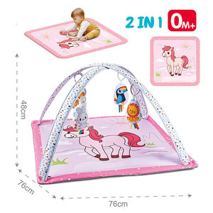 Nouveau-né bébé tapis de jeu activité gymnastique avec jouets suspendus infantile ventre temps tapis doux tapis de sol <span class=keywords><strong>pour</strong></span> le développement sensoriel du nouveau-né - Product Image 2