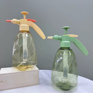 <b>Spray</b> Bottle Watering <b>Can</b> With <b>Air</b> Pressure Sprayer Creamy Yellow And Green 1L Eco Friendly Garden Tool For Plant Care - Product Image 2