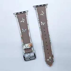 Correa de Reloj Inteligente Ultra 2 para Mujer, en Cuero Rosa, Compatible con <span class=keywords><strong>Apple</strong></span> <span class=keywords><strong>Watch</strong></span> Series 9 <span class=keywords><strong>8</strong></span> 7 6, Transpirable, con Hebilla de Acero Inoxidable - Product Image 5