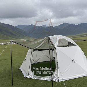 저렴한 가격 럭셔리 자동 별이 빛나는 하늘 모험 캠프 환기 돔 텐트 <span class=keywords><strong>2</strong></span> 도어 야외 캠핑 텐트를위한 넓은 공간 - Product Image 4