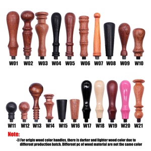 Diy Muti Styles Wax <strong>Seal</strong> Wooden Stamp Handle Rose <strong>Wood</strong> Metal and Crystal - Product Image 4