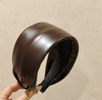 Headband Korea Gaya Retro Bahan Kain Lebar Buatan Tangan Tren Fashion Terbaru Kain Artifisial Berkualitas Tinggi