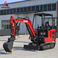 Pabrik ekskavator kecil 1t 1.6t 1.8 Ton 2 Ton harga murah ekskavator Mini China Ce Epa ekskavator Mini untuk harga murah