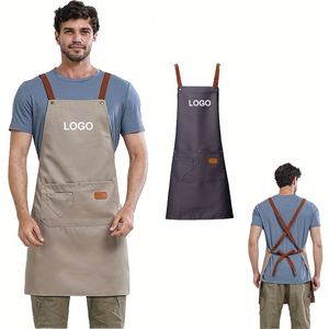 Tablier sans manches de haute qualité pour adultes, personnalisable avec logo, tendance, unisexe, pour artistes, salons de coiffure, cafés - Product Image 4