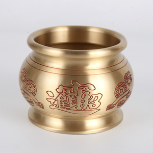 Complete Set of Buddhist Supplies, Offering Items, <b>Lamp</b> for Buddha, Water Cups, Fruit Plates, Incense Burners, and Vases - Product Image 1