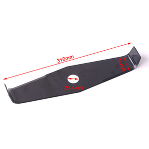 Débroussailleuse à essence en métal noir en forme de U de 12 pouces, tondeuse à roulettes, hauteur de coupe maximale de 4 pouces, coupe-herbe et arbustes efficace, OEM - Product Image 4