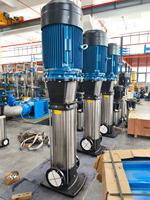 Pompe centrifuge verticale multi-étages électrique en acier inoxydable CDLF de haute qualité pour surpression d'eau – Ensemble complet