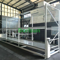 Rack de culture pour plantes industrielles avec éclairage LED à haute efficacité énergétique