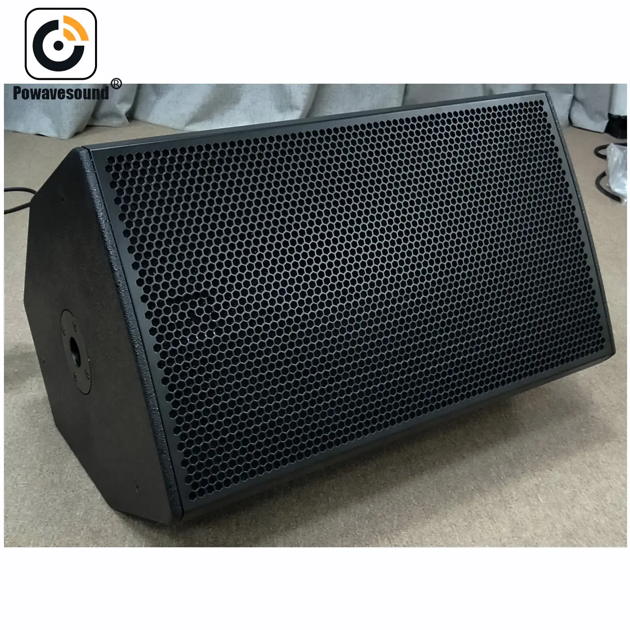 Professional stage speaker big power 15 inch wood active speaker multi-function powered floor stage monitor speaker
