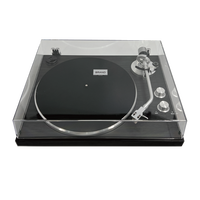 Modern Tasarımlı Vinil Plak Çalar Pikap, Harici Hoparlörler ve Bluetooth Özelliğiyle
