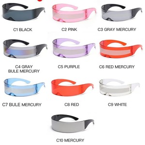 <span class=keywords><strong>Occhiali</strong></span> da Sole Avvolgenti alla Moda per Uomo e Donna, Divertenti per Feste e <span class=keywords><strong>Discoteca</strong></span>, con Protezione UV400 - Product Image 4