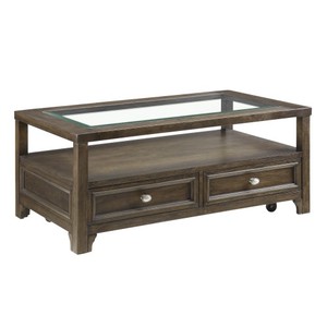 Mesa Consola Moderna con Acabado Marrón, Cajones, Estante, Superficie con Incrustaciones de Mármol, Altura Ajustable, Fácil de Limpiar, Mueble para Comedor/Sala de Estar - Product Image 4