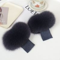 Calentadores de brazo para mujer, de tejido elástico, con puños de mapache natural y piel de zorro auténtica, para invierno, cálidos, tipo muñequera