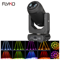 Luz de lavado de punto de haz de cabeza móvil 3 en 1 350W 7R DJ fiesta etapa profesional 14 colores + luz vacía DMX512Sharpy Luz