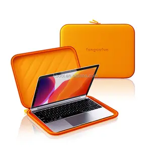 Fungoofun High Quality Eco-friendly EVA Leather Notebook Case Protective Sleeve Bag For 14-16" Laptop