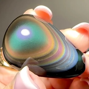 Cristales de Obsidiana Arcoíris de Alta Calidad al por Mayor, Pulidos, de Forma Libre, Hechos a Mano, para Sanación, Decoración del Hogar y Regalos - Product Image 6