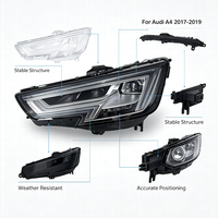 Phares LED pour Audi A4 2017-2019 OE 8W0941773 8W0941774 LED standard 8W0941783 8W0941784 LED matriciel