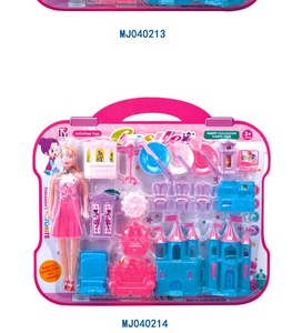 Mini meubles en plastique avec maison de poupée, cuisine heureuse, ensemble de jeu pour enfants, éducation précoce, offre spéciale - Product Image 3