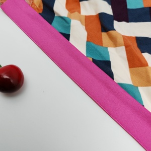 Custom Width Colorful Non-Slip Edge Strap <b>Elastic</b> Band Webbing 100% Nylon Fabric Coated Woven <b>Elastic</b> Webbing Soft Underwear - Product Image 3