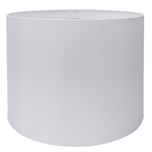 Abat-jour en tissu conique blanc pur en lin E27 E26 pour lampe de table, lampe sur pied - Product Image 4