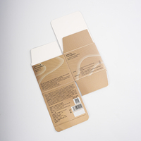 Maßgefertigte Flache Hautpflege-Verpackung Weiße Karton Quadratische Körpercreme Faltbare Kartonschachteln