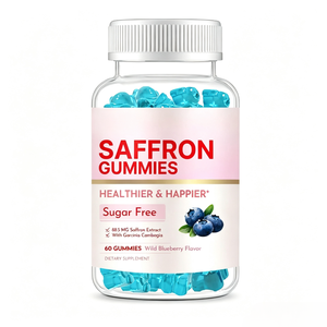 <span class=keywords><strong>Gomme</strong></span> de safran à base de <span class=keywords><strong>plantes</strong></span> OEM <span class=keywords><strong>pour</strong></span> le sommeil, contenant des vitamines A, B12 et des suppléments diététiques de glycine fruitée - Product Image 1